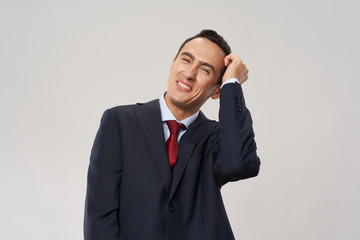 portrait of a handsome businessman