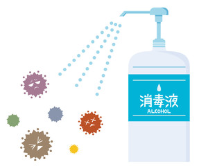 アルコール　消毒　スプレー　