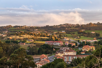 Fototapeta premium View of Perlora from the Formiga viewpoint