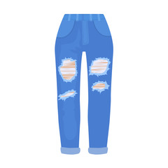 Pants vector icon.Cartoon vector icon isolated on white background pants.