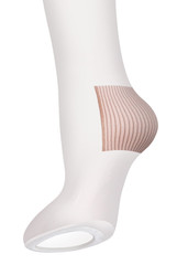 Anti-embolic stockings. Compression Hosiery. Medical stockings, tights, socks, calves and sleeves for varicose veins and venouse therapy. Clinical knits. Sock for sports isolated on white background