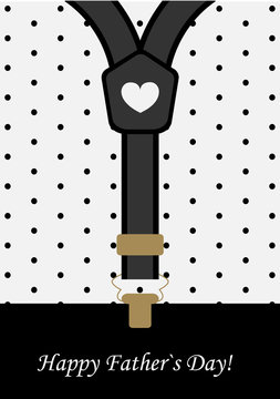 Postcard for dad - vector elegant2