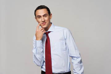 portrait of a handsome businessman