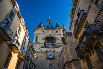 La Grosse Cloche, a famous bell tower in Bordeaux France