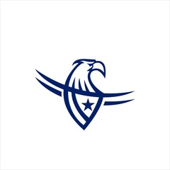 american Eagle vector logo graphic modern abstract