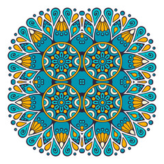 Vector colorful Mandala