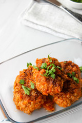 Lazy cabbage rolls with toasted
