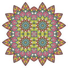 Vector colorful Mandala