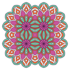 Vector colorful Mandala