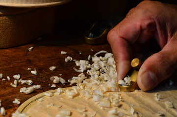 preparing cookies for christmas