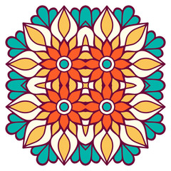 Vector colorful Mandala