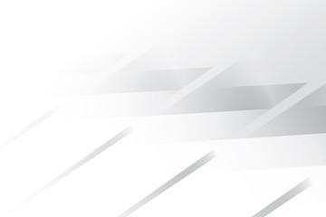 Fototapeta premium Abstract geometric white and gray color background. Vector, illustration.