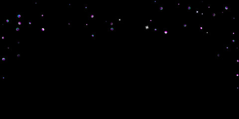 Purple glitter star confetti little spark violet