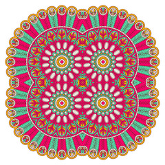 Vector colorful Mandala