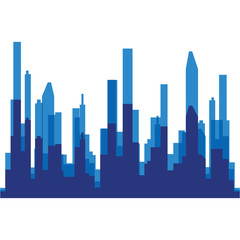 Modern City skyline . city silhouette. vector illustration in flat design