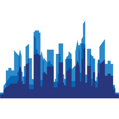 Modern City skyline . city silhouette. vector illustration in flat design
