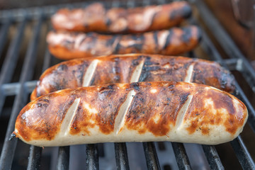 Barbecue - Würste braten