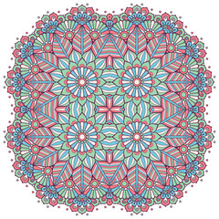 Vector colorful Mandala