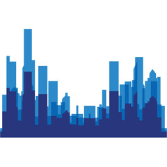 Fototapeta premium Modern City skyline . city silhouette. vector illustration in flat design