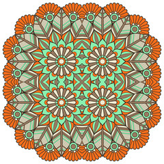 Vector colorful Mandala