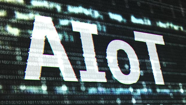 4K AIoT Corrupted Signal Notification Display