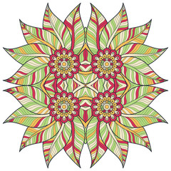 Vector colorful Mandala