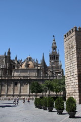 Fototapeta premium Seville Cathedral, the largest Gothic Cathedral in Europe