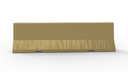 3d illustration of the road block