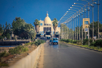 Nice View to the Blue Water Port in the Massawa, Eritrea