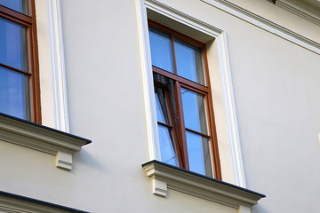 Double glazed Window with wooden frame 