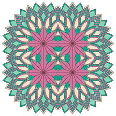 Vector colorful Mandala