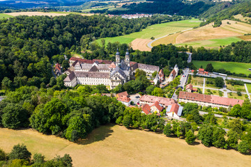 Fototapeta na wymiar Schöntal Monastery, Jagsttal, Hohenlohe, Baden-Württemberg, Germany,