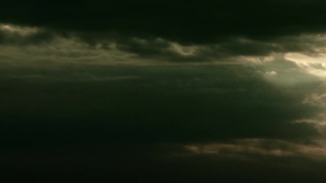 Gloomy dark sky before the rain.