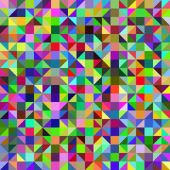 Neon mosaic repeat background.