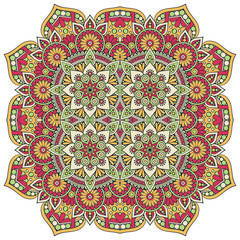 Vector colorful Mandala