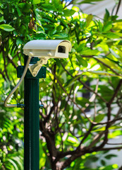 CCTV security camera outdoors