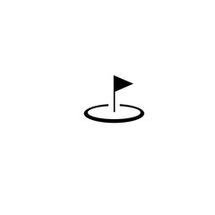 golf hole icon