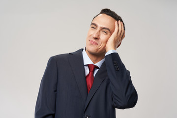 portrait of a handsome young businessman