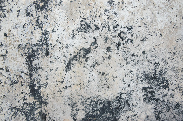 Old gray concrete background with cracks. Photo background.