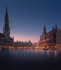 Fototapeta na wymiar Lonely Sunset in Brussels