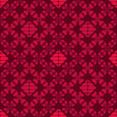 Design with manual hatching. Ethnic boho ornament. Seamless background. Tribal motif. Vector illustration for web design or print.