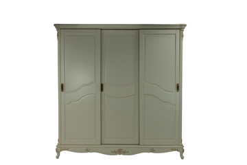 large white cupboard on a white background