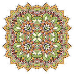 Vector colorful Mandala