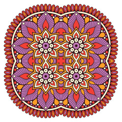 Vector colorful Mandala