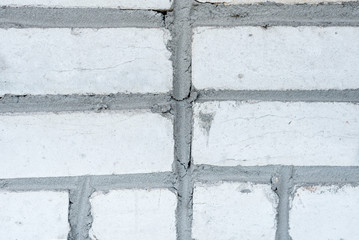 white brick wall