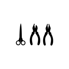 scissors, pliers, nippers icon