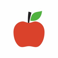 Apple logo concept. Fresh Fruit logo vector