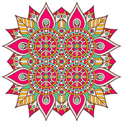 Vector colorful Mandala