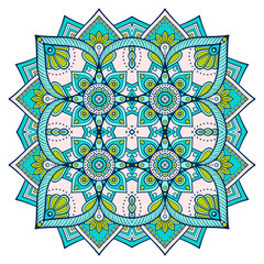 Vector colorful Mandala