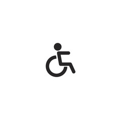 disabled icon vector